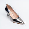 Mirror Muse - Gun Metal Metallic Pumps