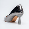 Mirror Muse - Gun Metal Metallic Pumps