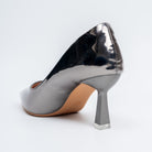 Mirror Muse - Gun Metal Metallic Pumps - view 6