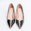 Mirror Muse - Gun Metal Metallic Pumps