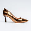 Mirror Muse - Brown Metallic Pumps