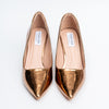 Mirror Muse - Brown Metallic Pumps