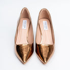 Mirror Muse - Brown Metallic Pumps - view 4