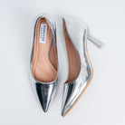 Mirror Muse - Silver Metallic Pumps - view 5