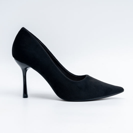 Velvet Mocha - Black Casual Pumps