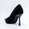 Velvet Mocha - Black Casual Pumps