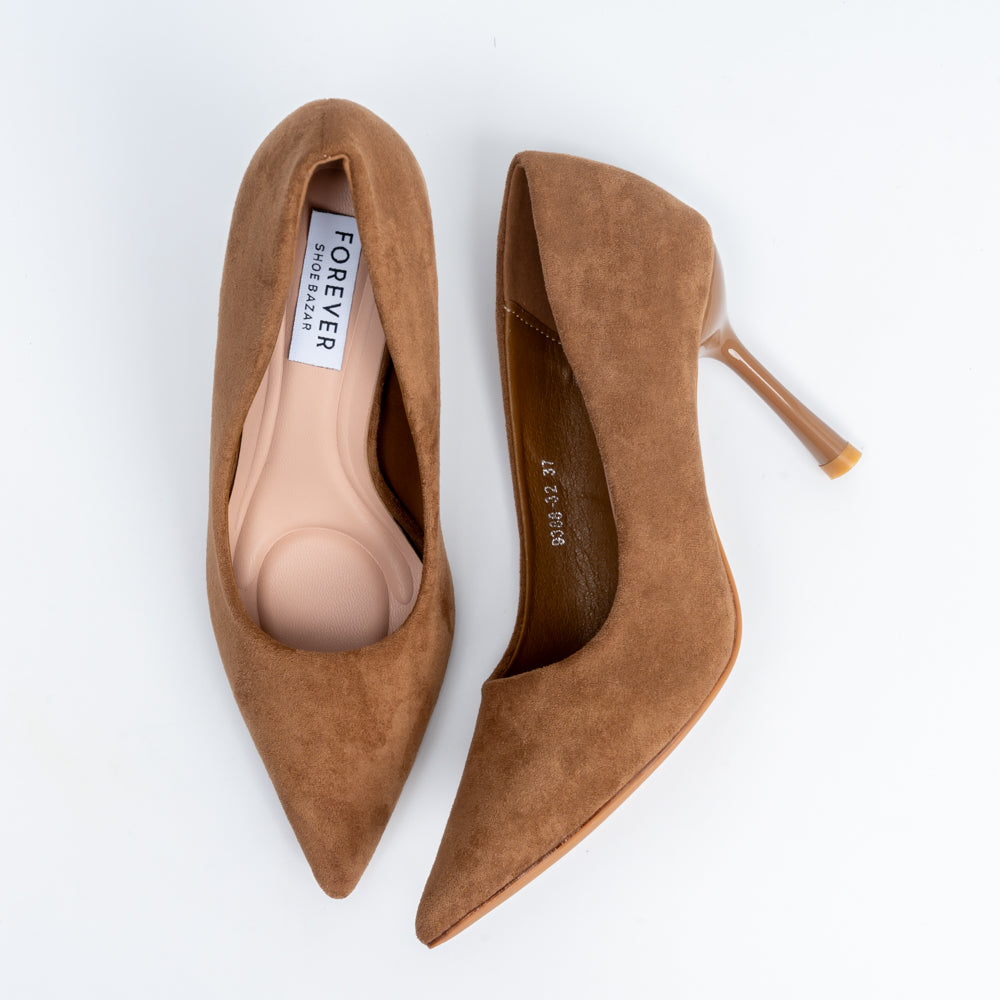 Velvet Mocha - Khaki Casual Pumps - view 4