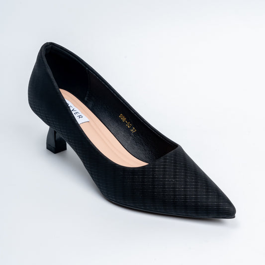 Ivy Heel - Black Casual Pumps