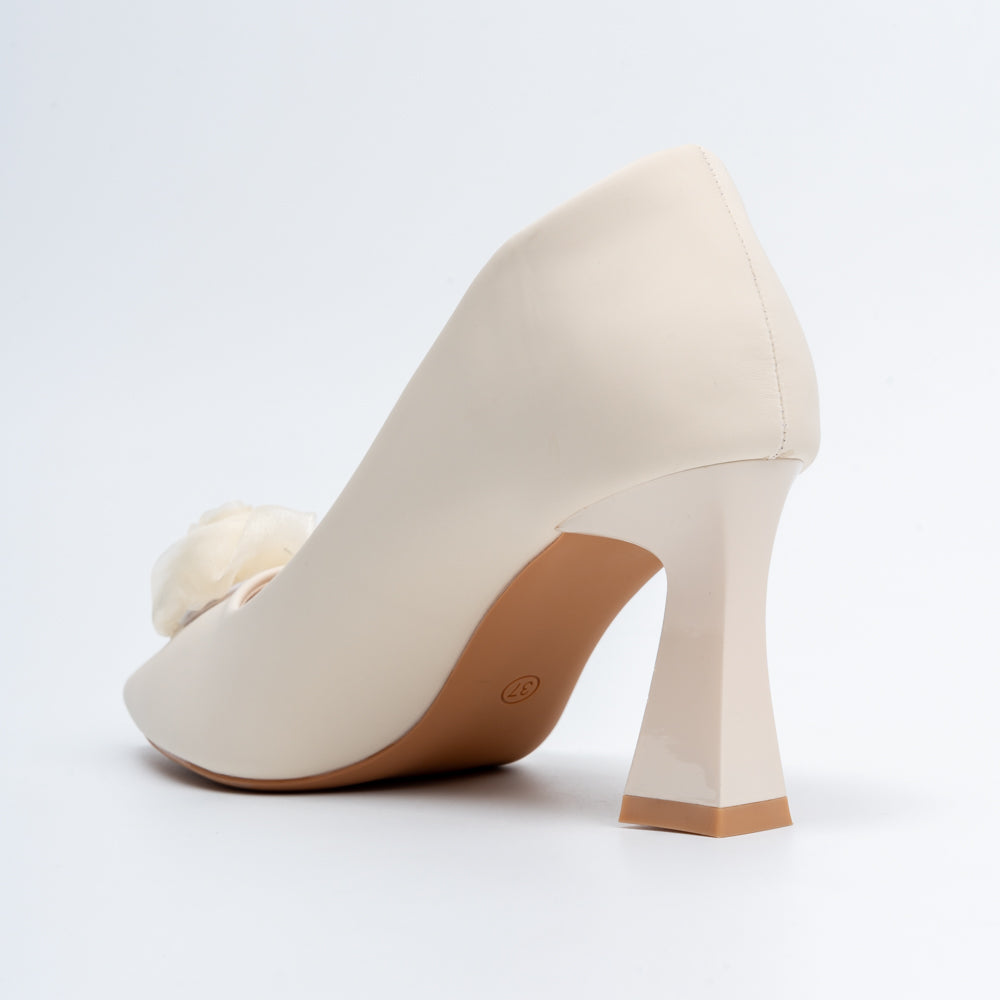 The Ophelia - Beige Party Heel - view 6