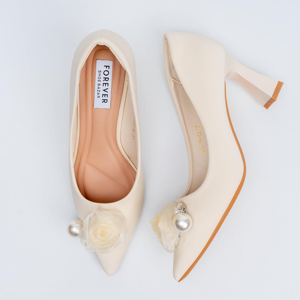The Ophelia - Beige Party Heel - view 5