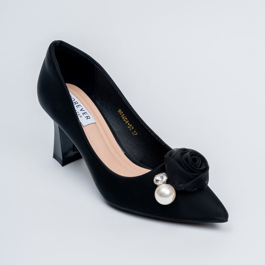 The Ophelia - Black Party Heel