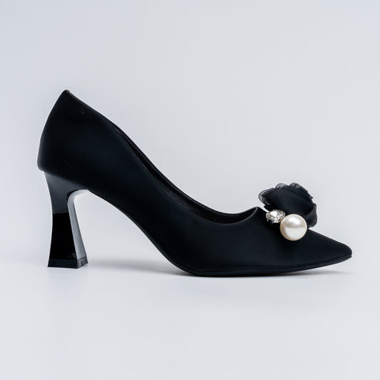 The Ophelia - Black Party Heel