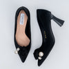 The Ophelia - Black Party Heel