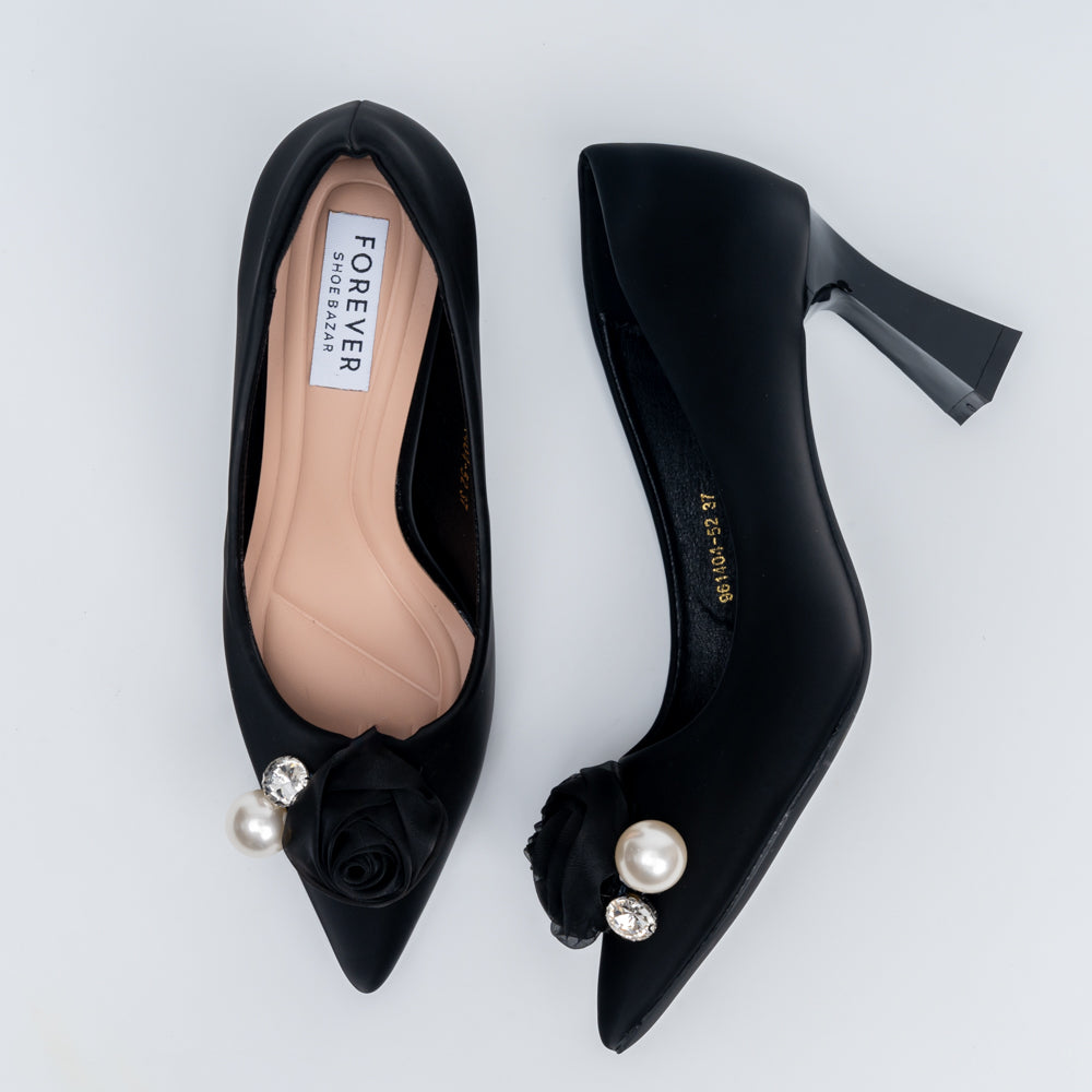 The Ophelia - Black Party Heel - view 5