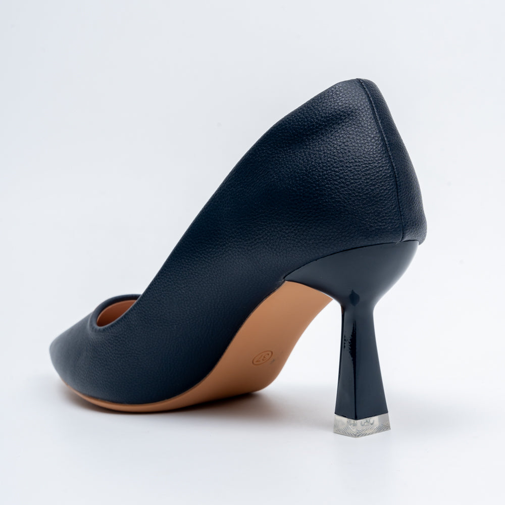 The Sculpted - Black Casual Heel - view 6