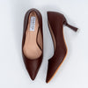 The Sculpted - Brown Casual Heel