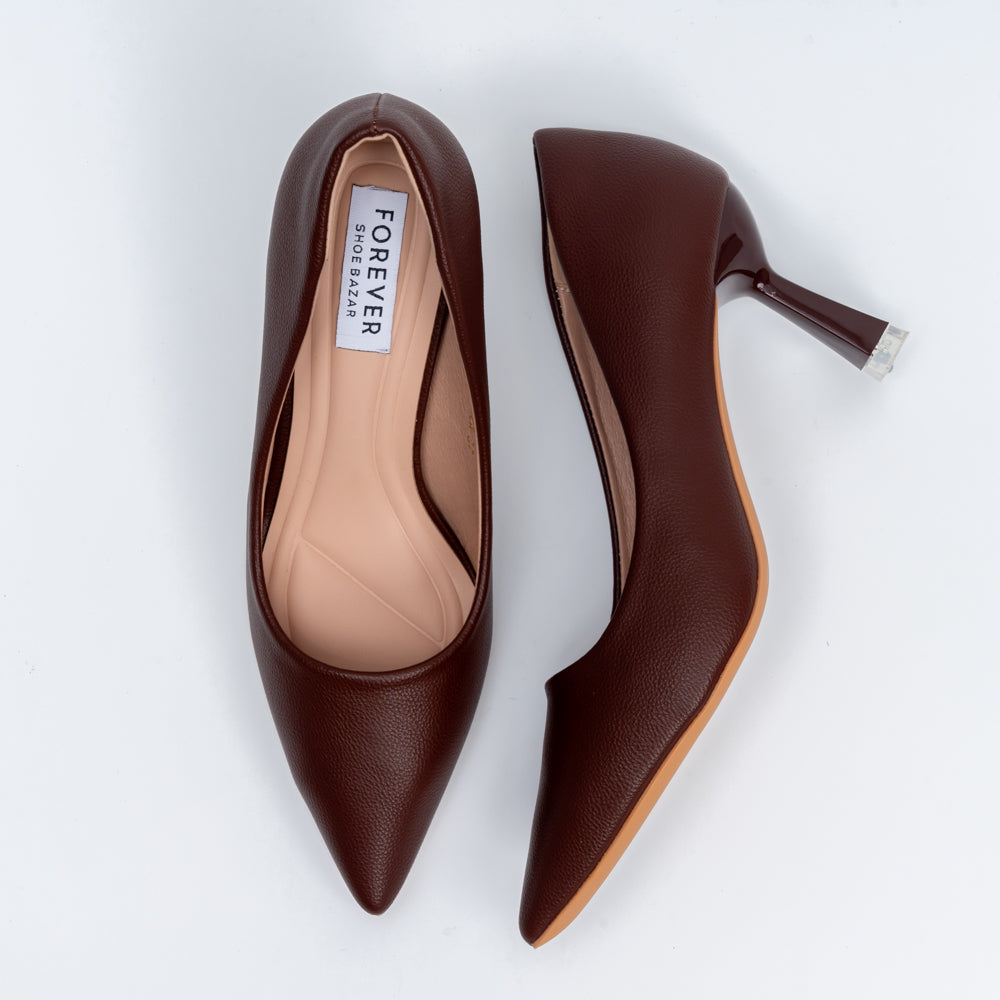 The Sculpted - Brown Casual Heel - view 5