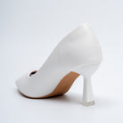 The Sculpted - White Casual Heel - view 6