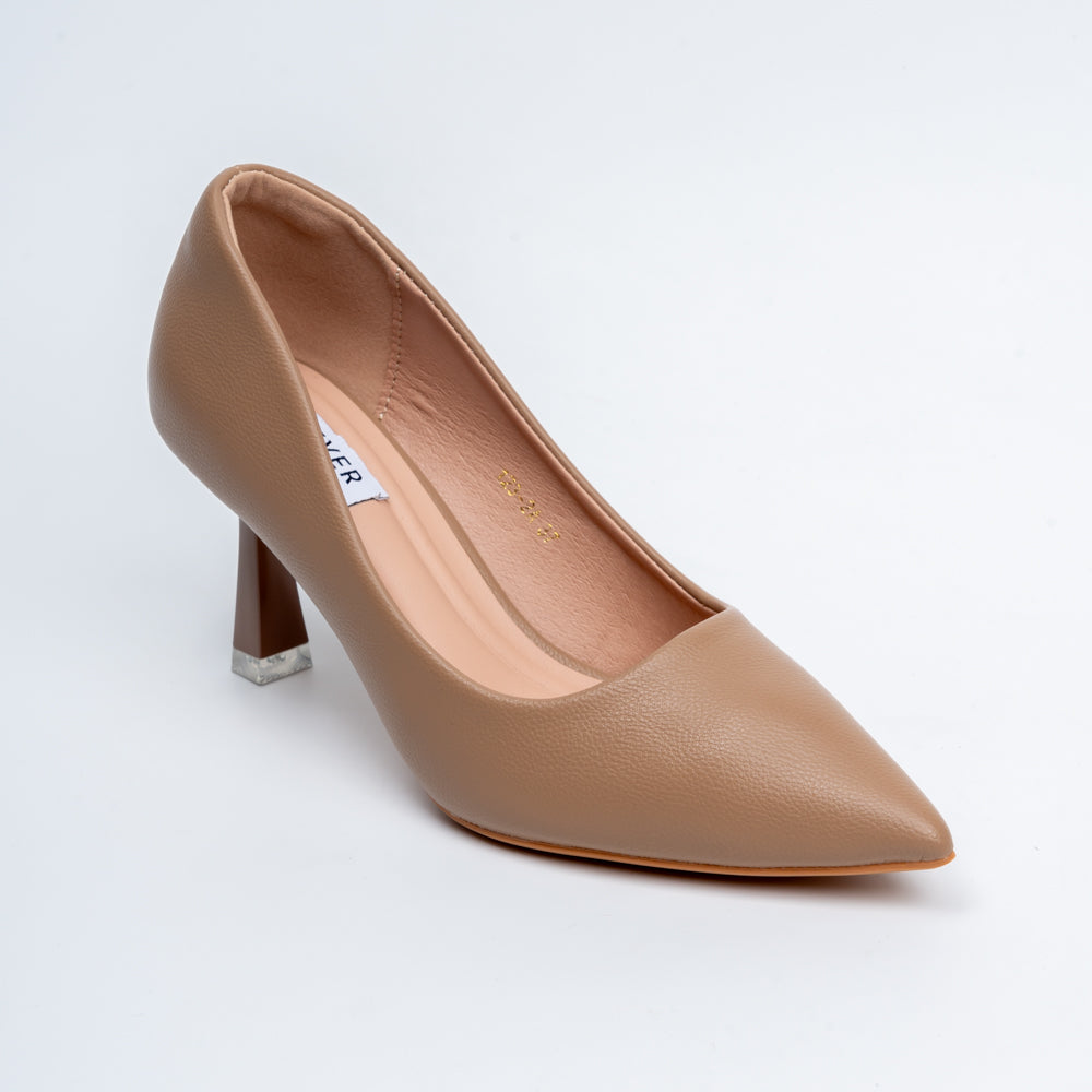 The Sculpted - Khaki Casual Heel - view 3