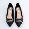 The Gianna Modern - Black Block Heel Pumps