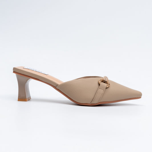 Urban Elegance - Grey Mules