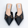 Urban Elegance - Black Mules