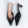 Urban Elegance - Black Mules