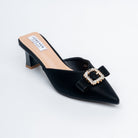 The Gigi - Black Mules - view 2