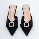 The Gigi - Black Mules - view 3