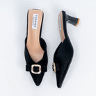 The Gigi - Black Mules - view 4