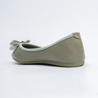 The Bella Bow - Green Flat Ballerinas - view 6