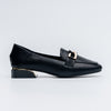 The Gilded Chain - Black Casual Loafers