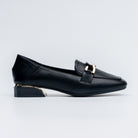 The Gilded Chain - Black Casual Loafers