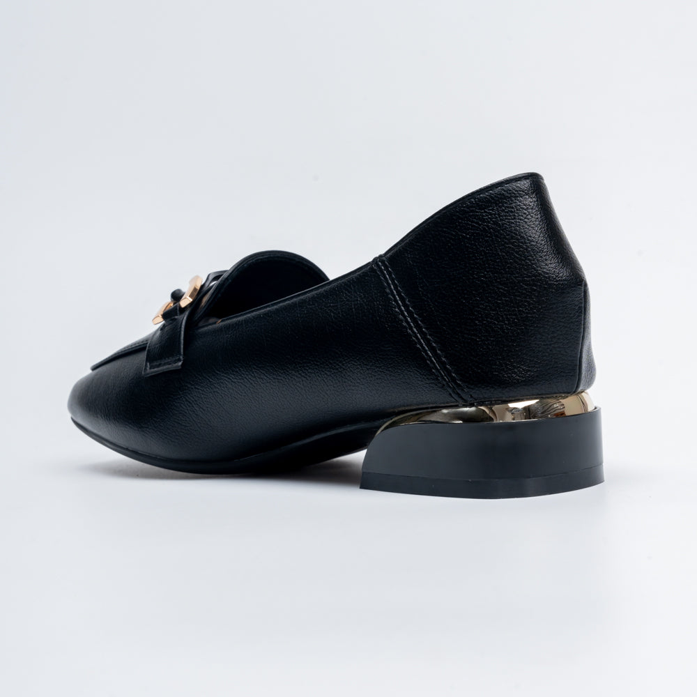 The Gilded Chain - Black Casual Loafers - view 5
