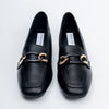 The Gilded Chain - Black Casual Loafers