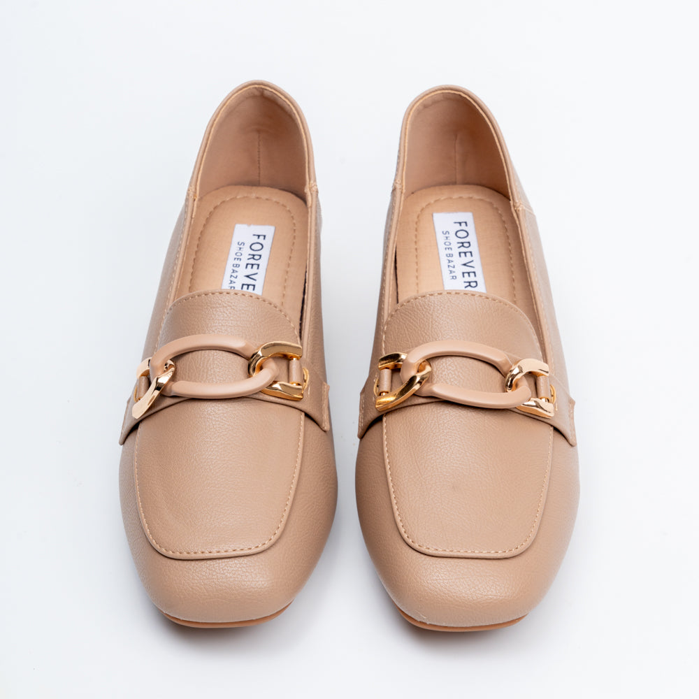 The Gilded Chain - Khaki Casual Loafers - view 4