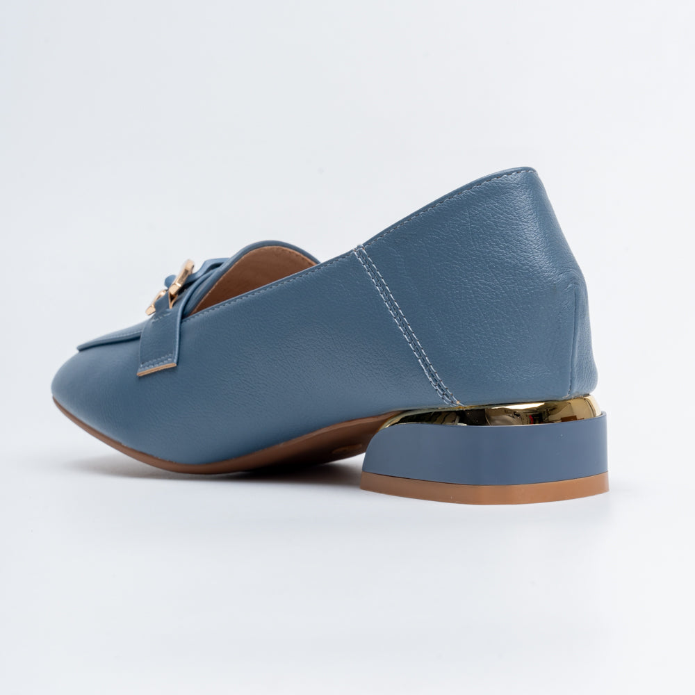 The Gilded Chain - Blue Casual Loafers - view 6