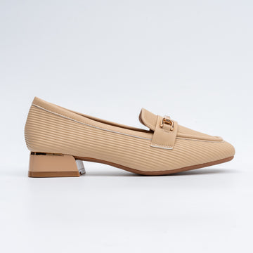 Textures Tales - Khaki Casual Loafers