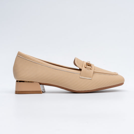 Textures Tales - Khaki Casual Loafers