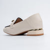 Two-Tone Trim - Beige Casual Loafer