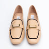 Two-Tone Trim - Khaki Casual Loafer
