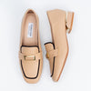 Two-Tone Trim - Khaki Casual Loafer