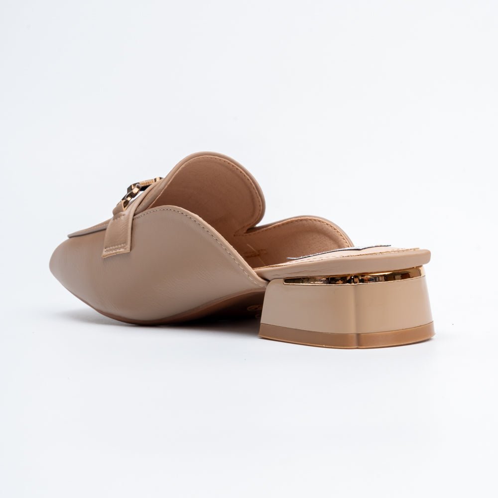 The Commuter - Khaki Casual Mules - view 5