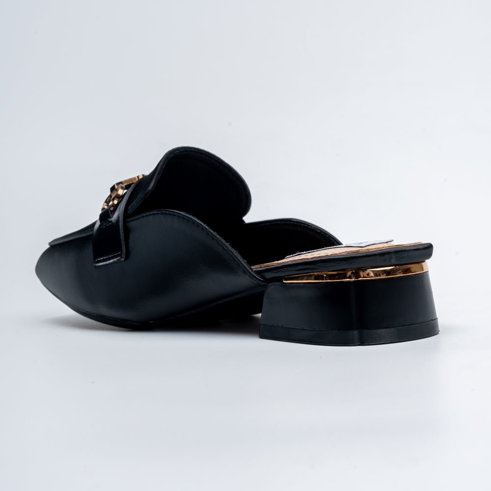 The Commuter - Black Casual Mules - view 5