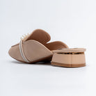 Aria Pearl - Khaki Casual Mules - view 6