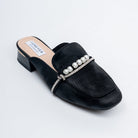 Aria Pearl - Black Casual Mules - view 2