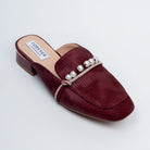 Aria Pearl - Maroon Casual Mules - view 3