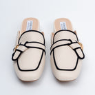 Bianca - Beige Casual Mules - view 3