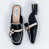 Bianca - Black Casual Mules