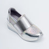 The Galaxy - Silver Platform Sneakers